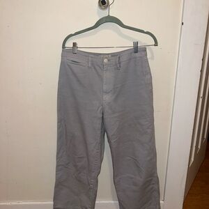 Madewell Women's Light Gray Flare Jeans